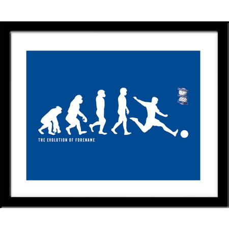 Personalised Birmingham City Evolution Framed Print