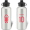 Personalised Nottingham Forest FC Retro Shirt Aluminium Sports Water Bottle