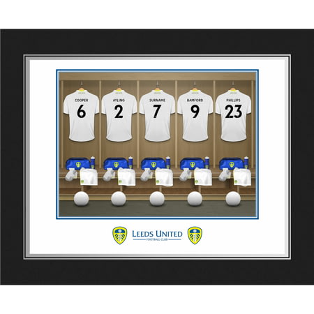Personalised Leeds United FC Dressing Room Shirts Photo Folder