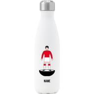 Personalised Nottingham Forest Player Figure Insulated Water Bottle - 500ml - White