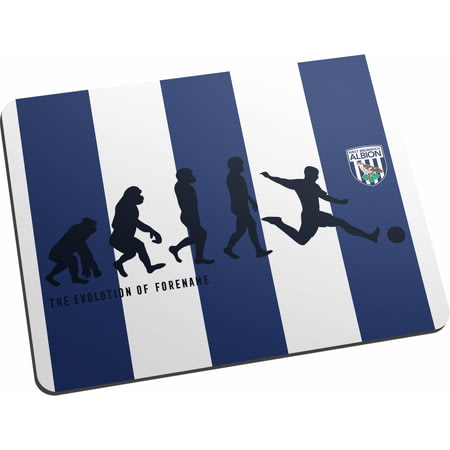 Personalised West Bromwich Albion FC Evolution Mouse Mat
