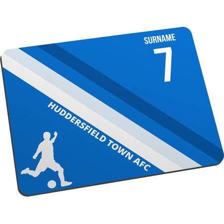 Personalised Colour Stripe Mouse Mat for Huddersfield Town football fans