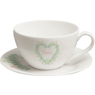 Personalised Spring Garden Tea Cup And Saucer