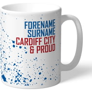 Personalised Cardiff City FC Proud Mug
