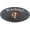 Personalised Cavalier King Charles Spaniel Dog Motif Oval Slate House Sign Plaque 25x13cm