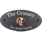 Personalised Cavalier King Charles Spaniel Dog Motif Oval Slate House Sign Plaque 25x13cm