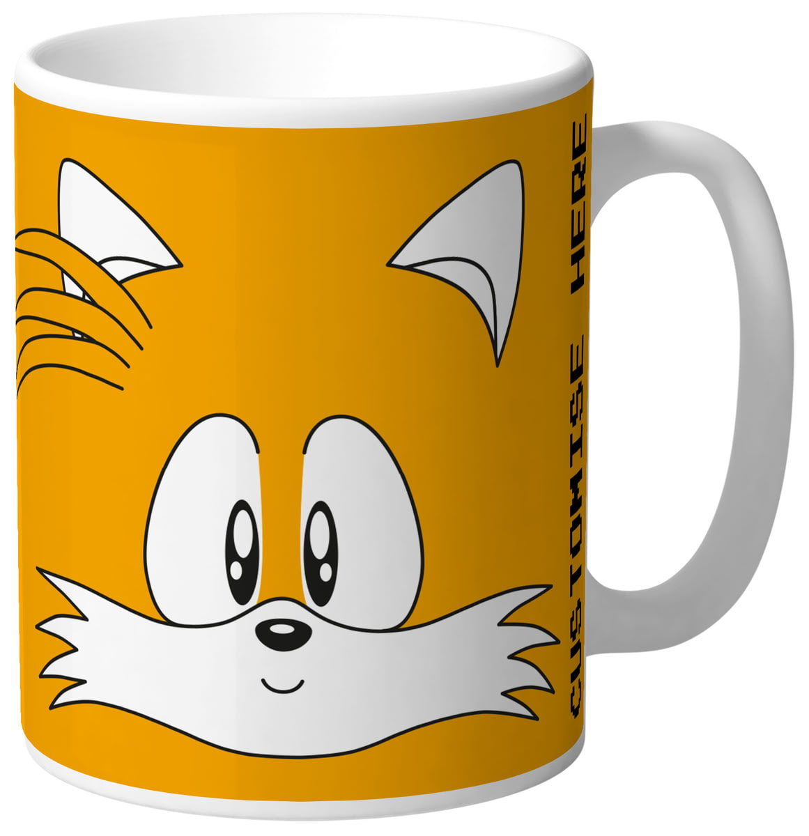 Sonic The Hedgehog Tails Face Mug - Orange