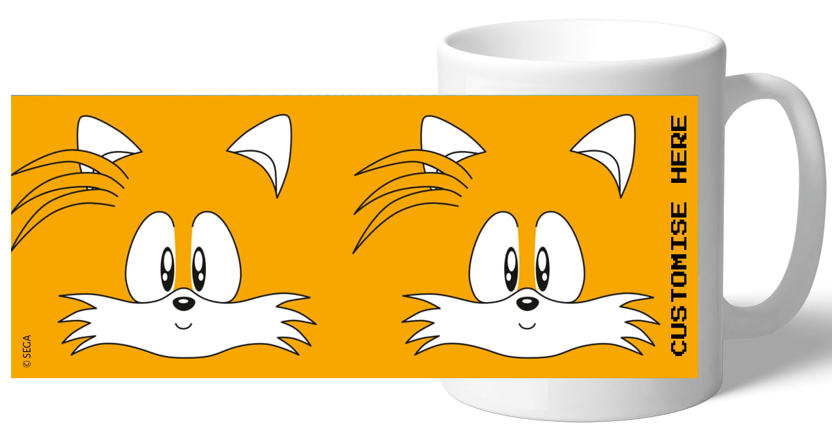 Sonic The Hedgehog Tails Face Mug - Orange