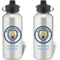 Personalised Manchester City FC Bold Crest Aluminium Sports Water Bottle