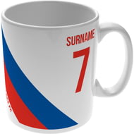 Personalised Crystal Palace Colour Stripe Ceramic Mug
