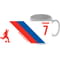 Personalised Crystal Palace Colour Stripe Ceramic Mug