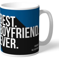 Personalised Leeds United Best Boyfriend Ever Mug