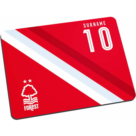 Personalised Nottingham Forest FC Stripe Mouse Mat