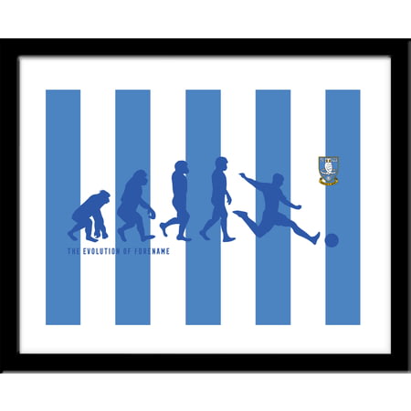 Personalised Sheffield Wednesday Evolution Framed Print