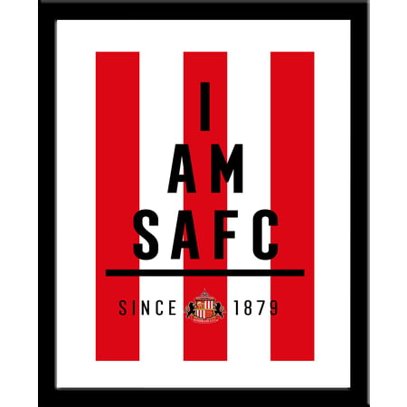 Personalised Sunderland AFC I Am Framed Print