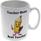 Personalised Best Teacher Pencil 11oz Ceramic Mug For Teachers And Mentors - End Of Term Gift