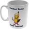 Personalised Best Teacher Pencil 11oz Ceramic Mug For Teachers And Mentors - End Of Term Gift