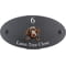 Personalised German Shorthaired Pointer Dog Motif Oval Slate House Sign Plaque 25x13cm