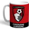 Personalised AFC Bournemouth Bold Crest Mug