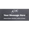 Personalised Bird Motif Natural Slate Sign Garden Plaque With Wall Fixings - 25x10cm