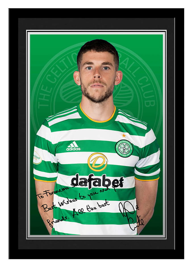 framed signed celtic top