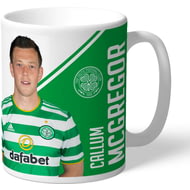 Personalised Celtic FC McGregor Autograph Player Photo Mug