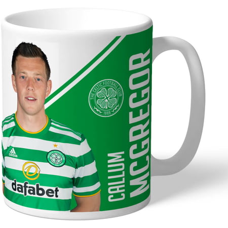 Personalised Celtic FC McGregor Autograph Player Photo Mug