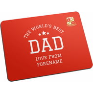 Personalised Swindon Town FC World's Best Dad Mouse Mat