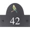 Personalised Budgerigar Bird Motif Slate House Name Or Number Plaque/Sign - 25x20cm