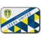 Personalised Leeds United FC Patterned Rear Car Mats