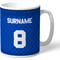 Personalised Leicester City FC Retro 87 Kit Mug