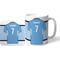 Personalised 'Back of Shirt' Mug & Coaster Set for Manchester City supporters - 11oz Ceramic Mug