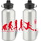 Personalised Nottingham Forest FC Player Evolution Aluminium Sports Water Bottle