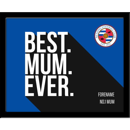 Personalised Reading Best Mum Ever 10x8 Photo Framed