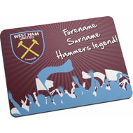 Personalised West Ham United FC Legend Mouse Mat