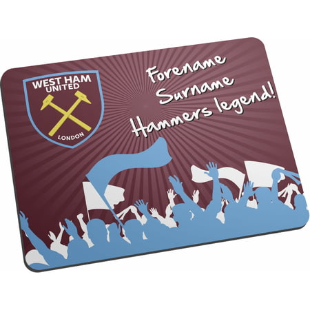 Personalised West Ham United FC Legend Mouse Mat