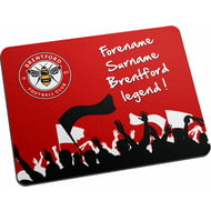 Personalised Brentford FC Legend Mouse Mat