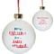 Personalised HotchPotch Happy Hangover Ceramic Bauble