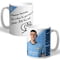 Personalised Manchester City FC Phil Foden Autograph Player Photo 11oz Ceramic Mug