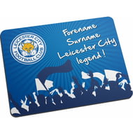 Personalised Leicester City FC Legend Mouse Mat