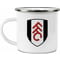 Personalised Fulham FC Back Of Shirt Enamel Camping Mug