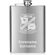 Personalised Swindon Town FC Crest Hip Flask