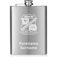 Personalised Swindon Town FC Crest Hip Flask