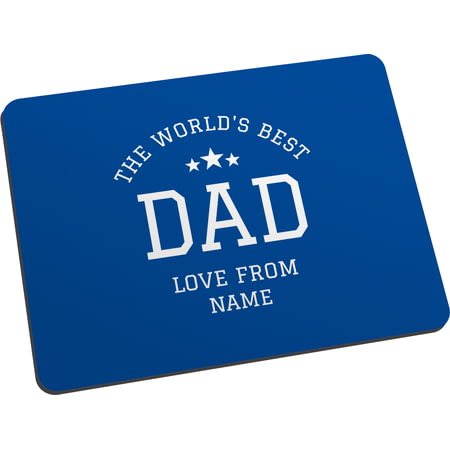 Personalised Leicester City FC World's Best Dad Mouse Mat