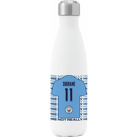 Personalised Manchester City FC We're Not Really Here Insulated Water Bottle