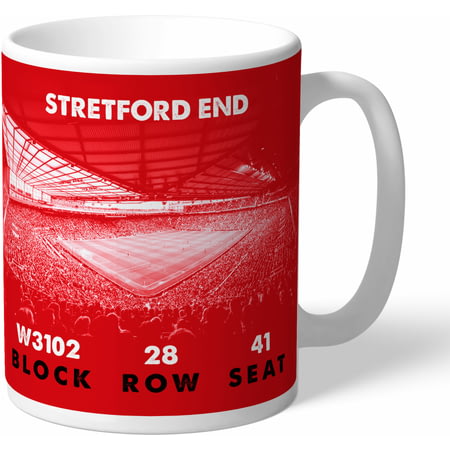 Personalised Manchester United FC My Seat In Old Trafford Mug