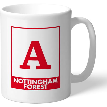Personalised Nottingham Forest FC Monogram Mug