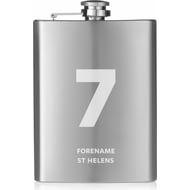 Personalised St Helens Shirt Hip Flask