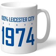 Personalised Leicester City FC 100 Percent Mug