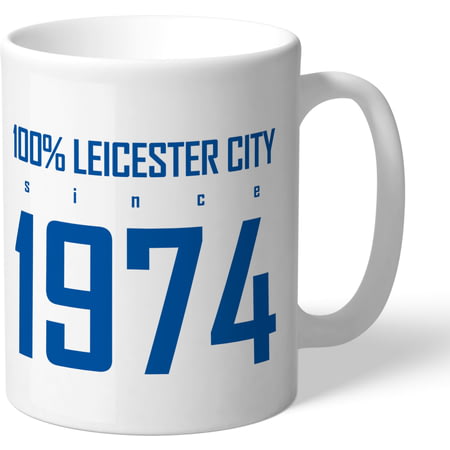 Personalised Leicester City FC 100 Percent Mug